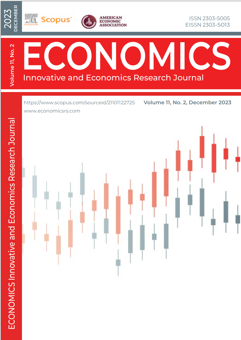 					View Vol. 11 No. 2 (2023): ECONOMICS - INNOVATIVE AND ECONOMICS RESEARCH JOURNAL 
				